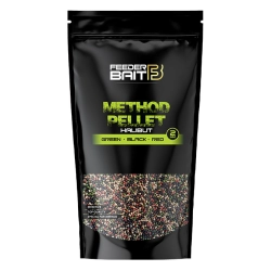 Feeder Bait Pellet Halibut Green Black Red